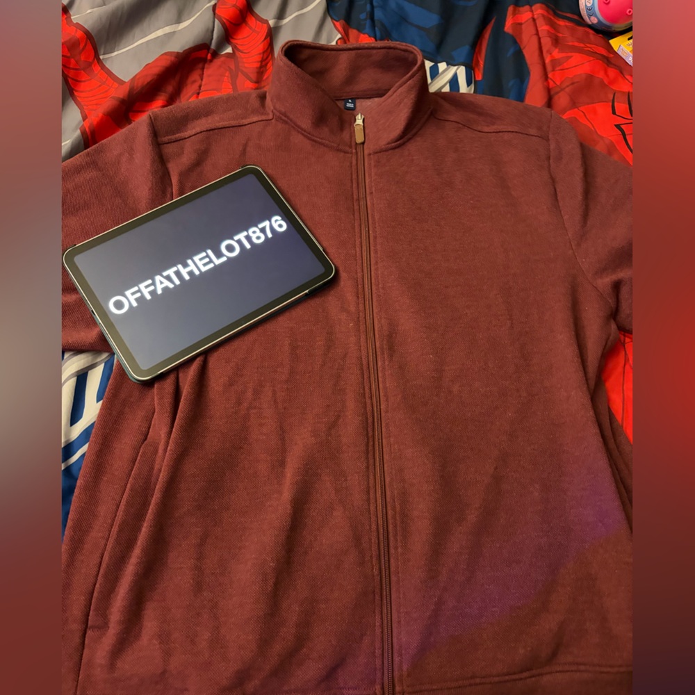 Maroon Full-Zip Jacket - Picture 3 of 3
